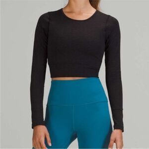 Lululemon Ebb to Street Long Sleeve Gray Size 8